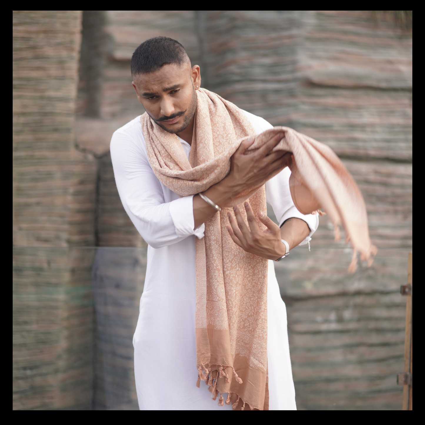 Stylish Pashmina Shawl for Men - Cozy and Chic