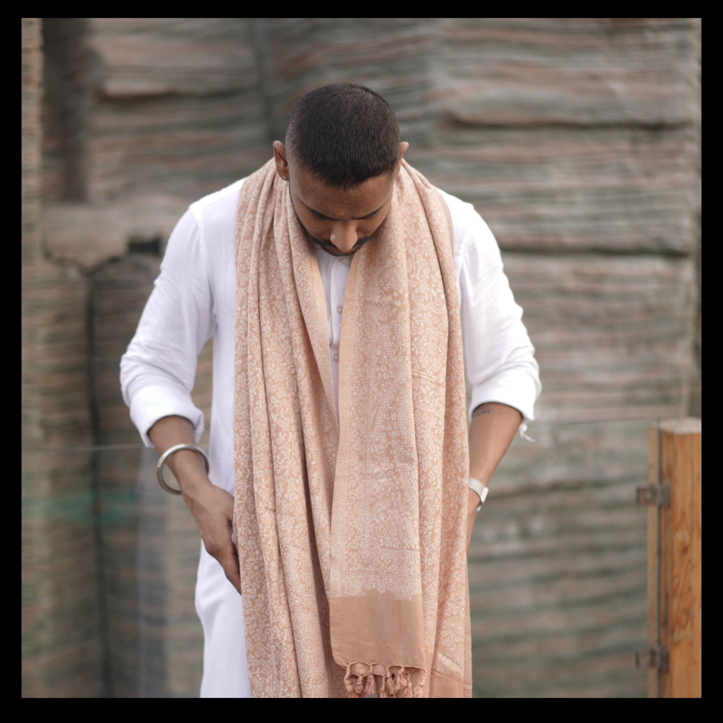 Stylish Pashmina Shawl for Men - Cozy and Chic , 3