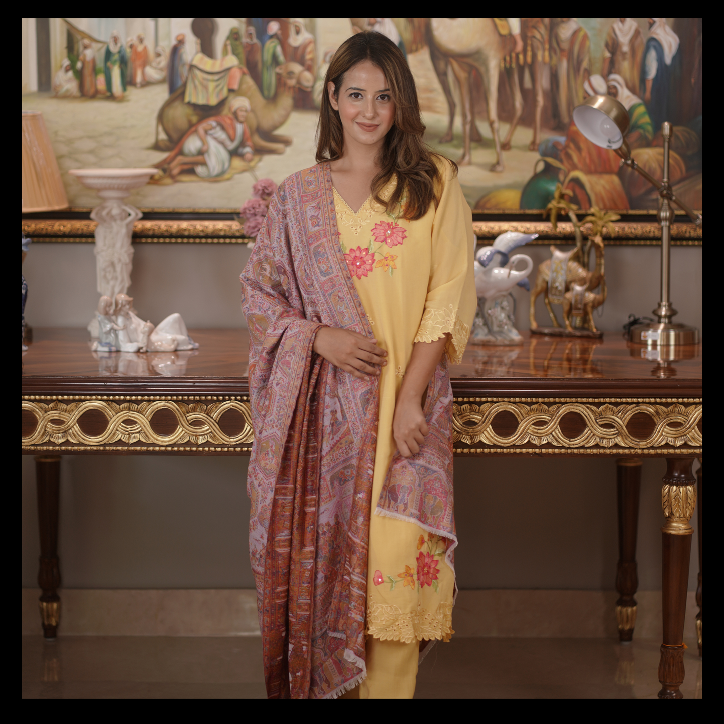 YASHOMA SHAWLS | Premium Pashmina Shawl for Women – Handwoven Excellence